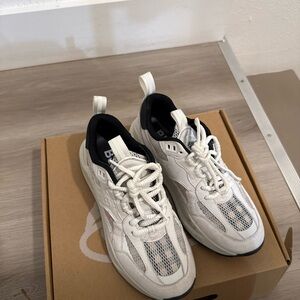 Burberry White and Black Women's Sneakers